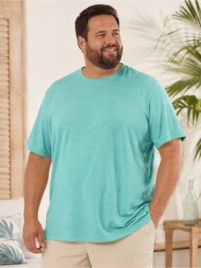 Tommy Bahama Paradise Isles Tee 3XLB Big Tall Kohala Teal NWT